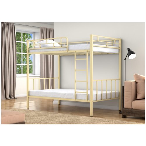 Двухъярусная кровать металлическая (железная) 