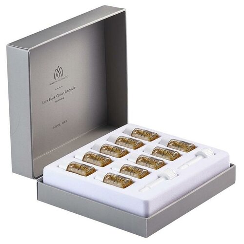 Сыворотка омолаживающая с экстрактом икры PHYMONGSHE Black Caviar Ampoule 10×4мл