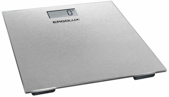 Ergolux ELX-SB02-C03 серые металлик весы напольные до 180 кг 13607 .