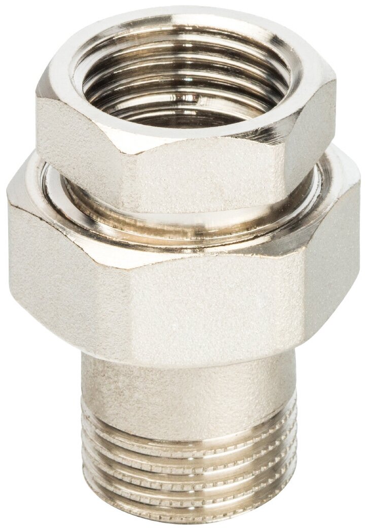 STOUT Американка ВН 1/2" никель STOUT O-ring