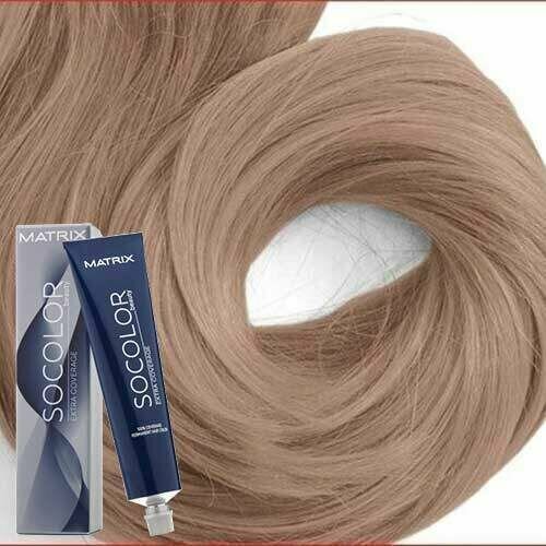 Matrix Краска для волос SoColor Pre-Bonded 508M Светлый блондин мокка matrix socolor pre bonded стойкая крем краска для седых волос extra coverage 505m светлый шатен мокка