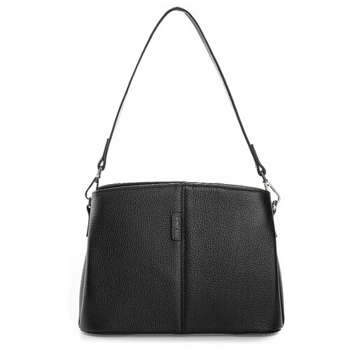 фото Сумка кроссбоди afina 514, натуральная кожа,черный