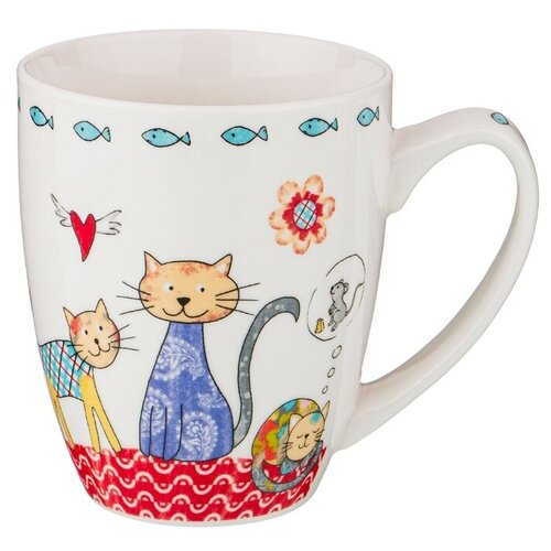 фото Кружка 260-535 котики, 450 мл lefard