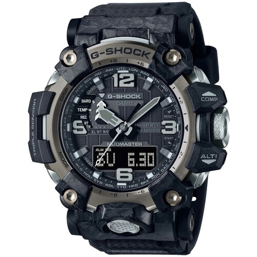 Наручные часы CASIO G-Shock GWG-2000-1A1ER, черный наручные часы casio g shock gwg 2000 1a1 carbon mudmaster чёрный размер one size