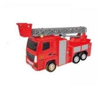 Пожарный автомобиль ABtoys Пожарная машина (89003A-5) 1:18, 10.2 см, красный