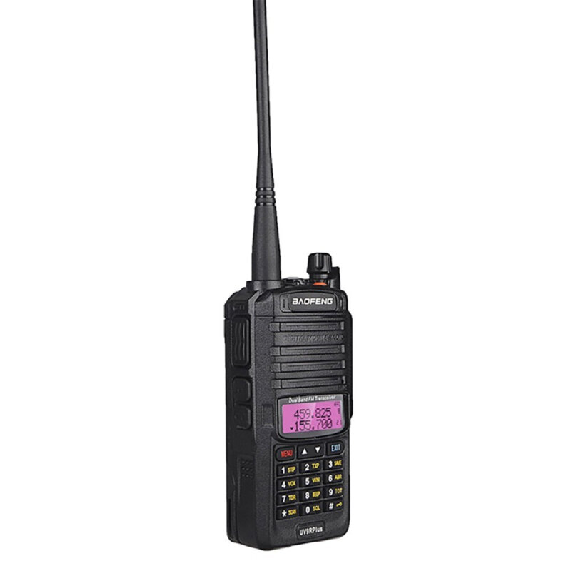 Портативная радиостанция Baofeng UV-9R Plus 8 Вт / Черная комплект 2  и радиус 10 км / UHF; VHF