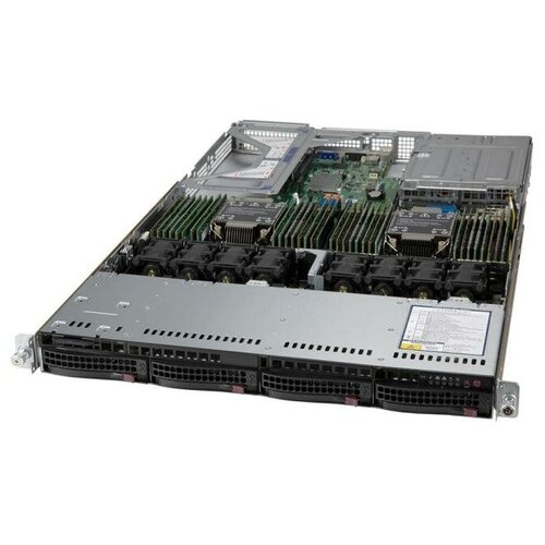 Сервер Supermicro Ultra SuperServer SYS-610U-TNR без процессора/без ОЗУ/без накопителей/количество отсеков 3.5
