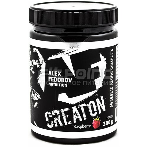 Креатин 7000 Креатон (CreatON 7000) Alex Fedorov Nutrition, вкус малина, 300 гр.