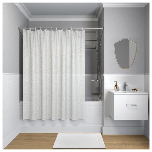 фото Штора для ванной комнаты, 180*180см, peva, p10pv11i11, iddis