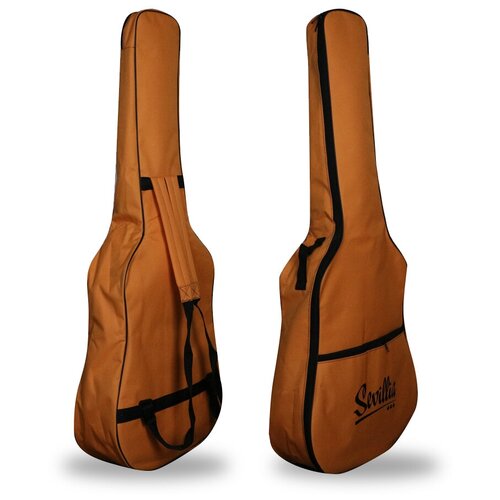 Sevillia GB-U40 OR Универсальный чехол для классической и акустической гитары 40 цвет оранжевый sevillia gb u40 универсальный чехол для классической и акустической гитары 40