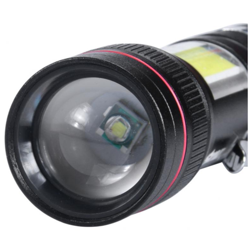 фото Карманный фонарь cob + xpe led fa-520t6 telescopic zoom feimao