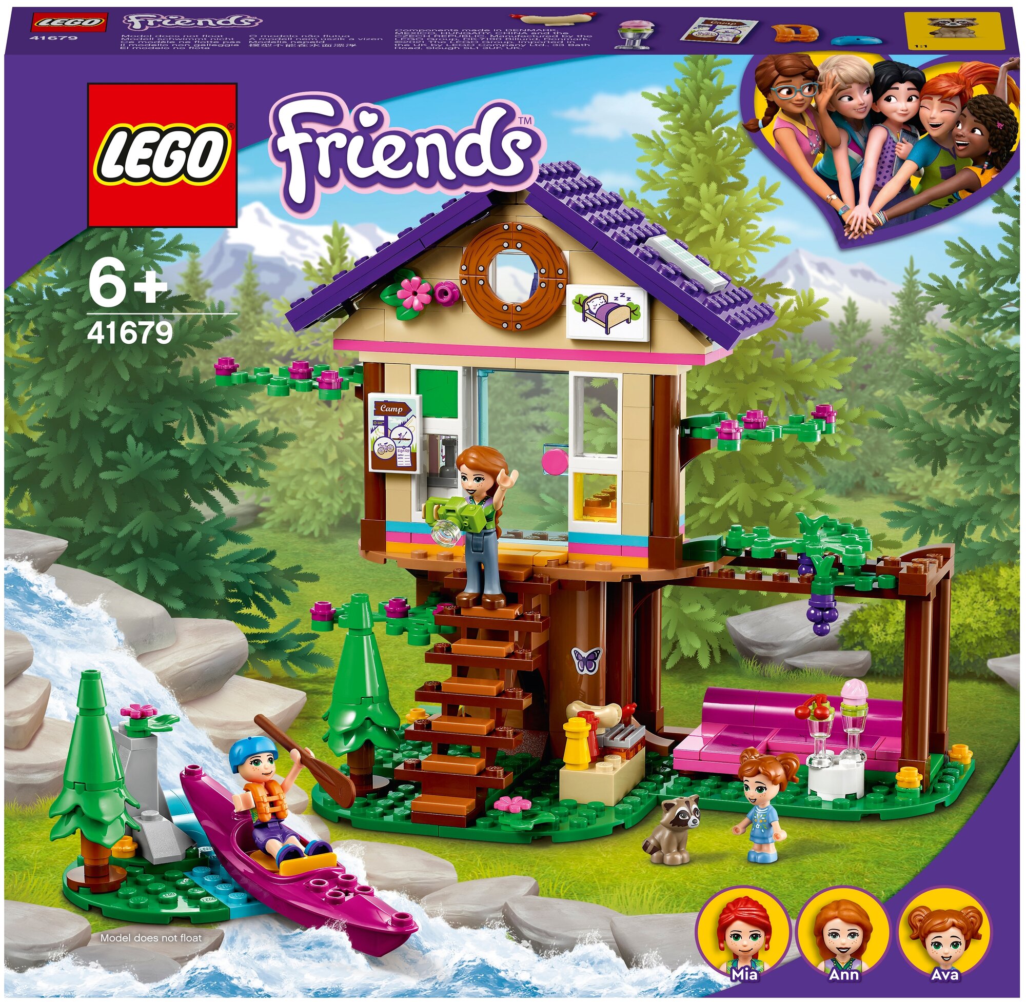 Lego Friends "Домик в лесу" 41679 .