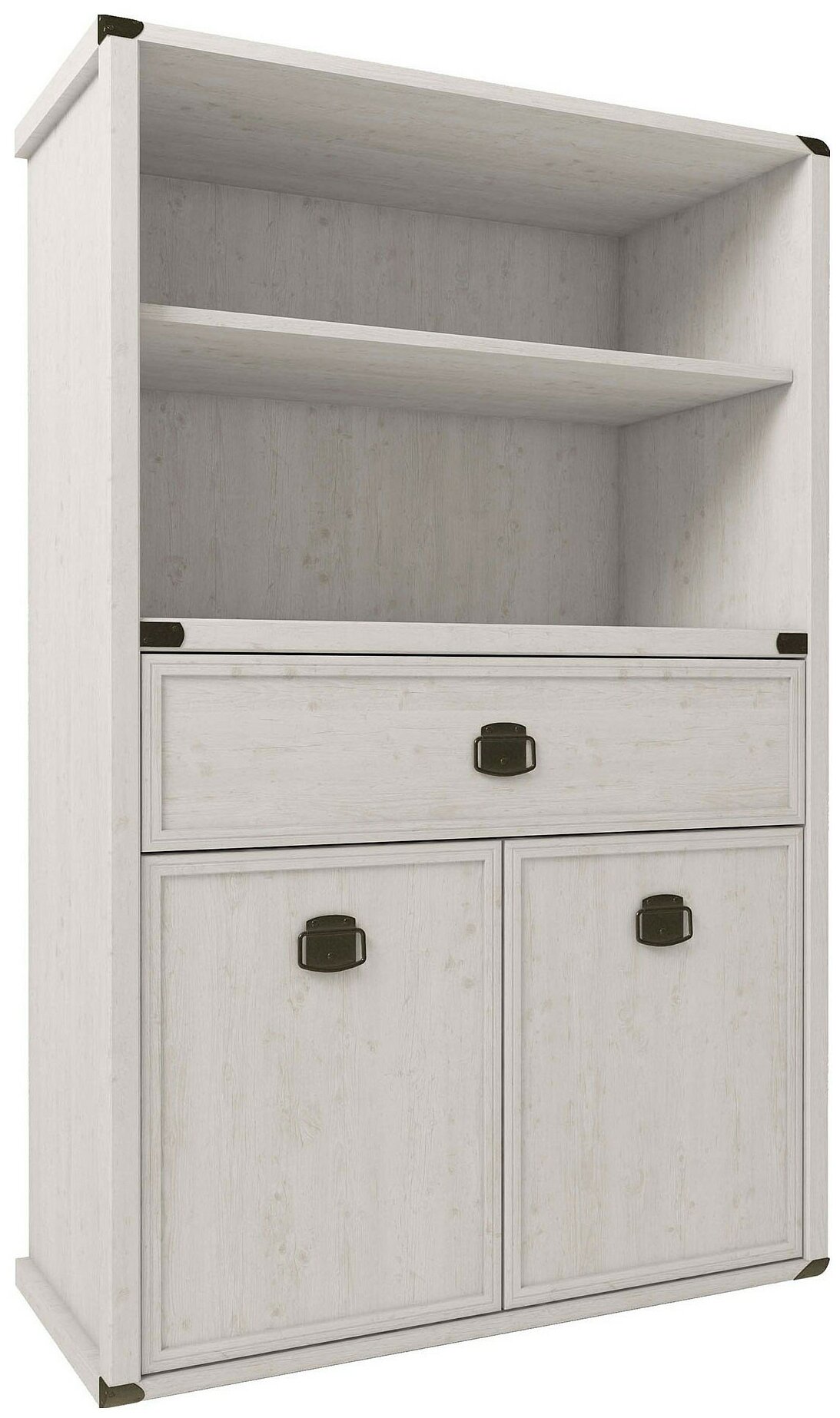 MAGELLAN (Сосна Винтаж) Anrex Шкаф открытый 2D1S, MAGELLAN, цвет Сосна винтаж