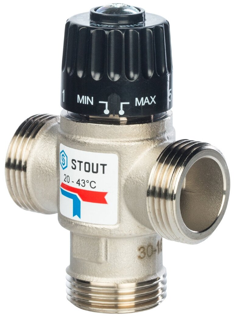 Термостатический клапан для радиатора STOUT SVM-0020-254325
