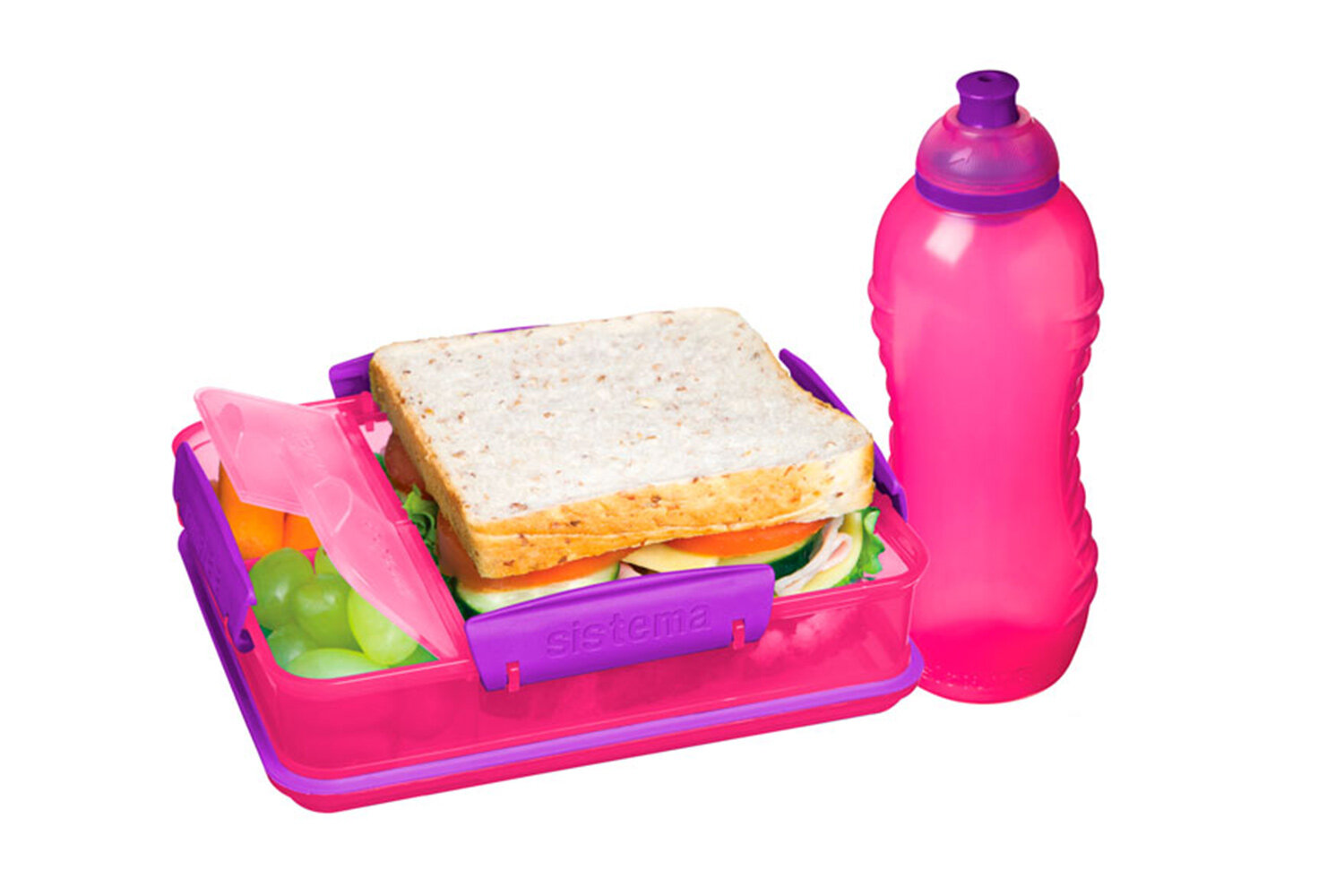 Контейнер с бутылкой Sistema Lunch Pack 0,9 л - фото №8