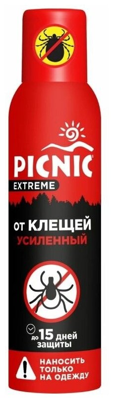 Аэрозоль от клещей Picnic Extreme 150 мл