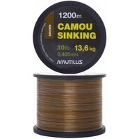 Леска для рыбалки Nautilus Camou Brown Sinking 0,405мм 1200м (brown)