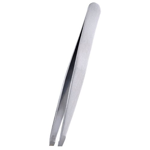 The Saem Пинцет Diagonal Tweezers для бровей, серебристый micro devices ophthalmic instruments titanium alloy110mm straight platform tweezers line tweezers cosmetic tweezers