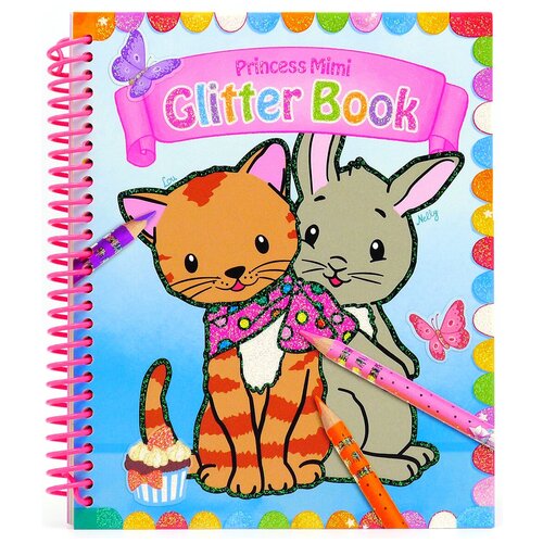 Альбом для раскрашивания Depesche Princess Mimi Glitter Book Сверкающая книга (048982/008982)