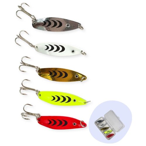 Набор блесен 5шт 7гр Блесна в коробке