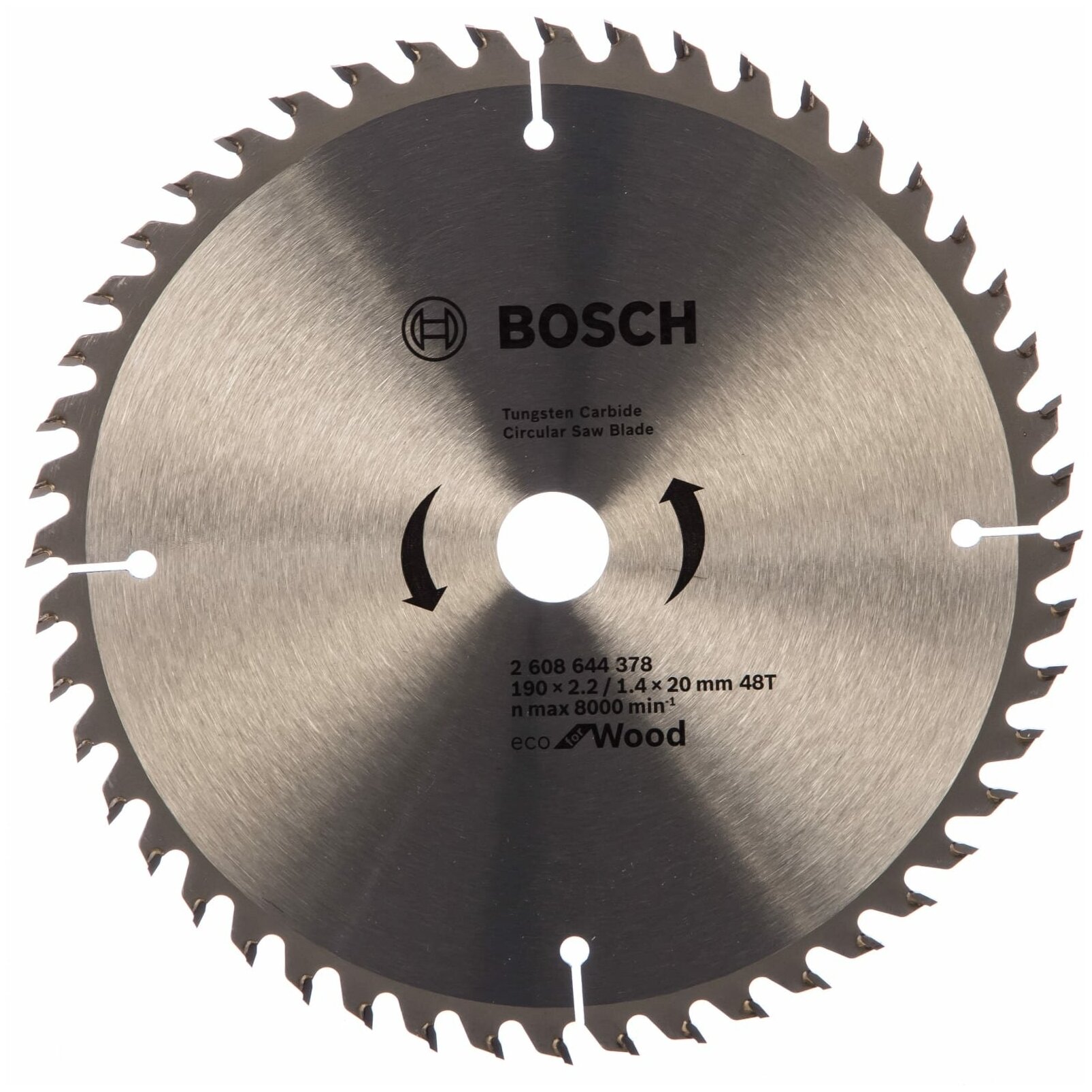 Пильный диск ECO WOOD (190x20 мм; 48T) Bosch 2.608.644.378