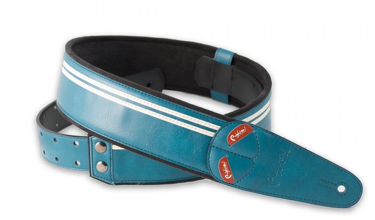 Ремень для гитары RightOn Straps 8401070110088 Steady Mojo Race Teal