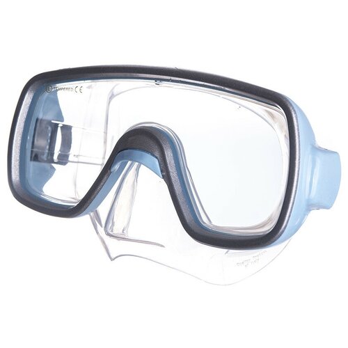 Маска для плавания SALVAS Geo Md Mask CA140S1QYSTH, размер Medium, голубая