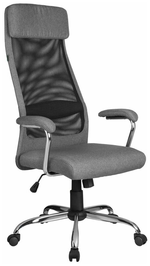Компьютерное кресло Рива RCH 8206HX офисное, обивка: текстиль, цвет: серый