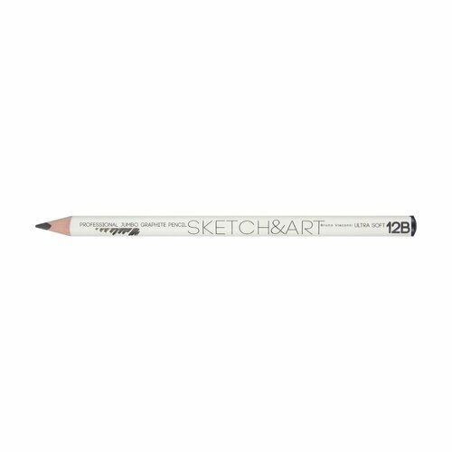 Карандаш чернографитный Sketch&Art Ultra Soft, 12В, толщина линии 4 мм (21-0064/08)