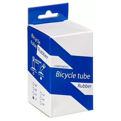 Камера велосипедная BT 12X1,75/1,95 автонип.33мм.(упак.:коробка)