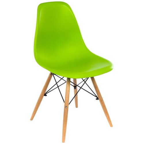 фото Стул woodville eames (pc-015), пластик, цвет: зеленый