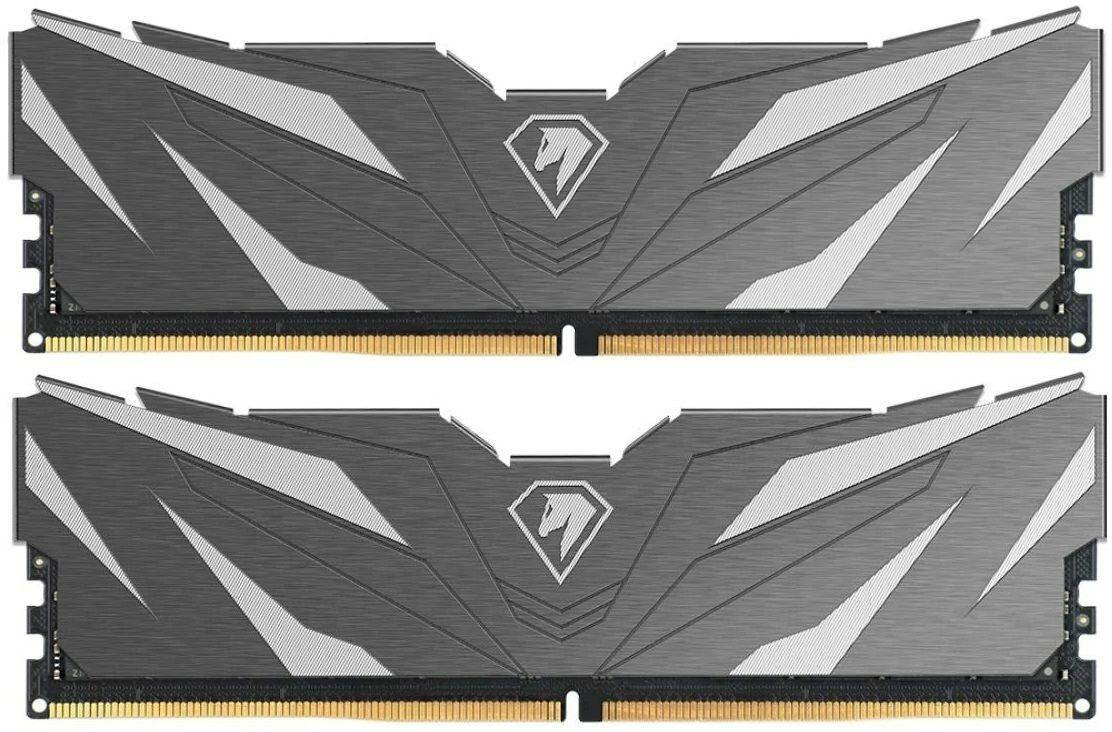 Модуль памяти DDR 4 DIMM 16Gb (8Gbx2) PC25600 3200Mhz Netac Shadow II NTSWD4P32DP-16K C16 Black с радиатором