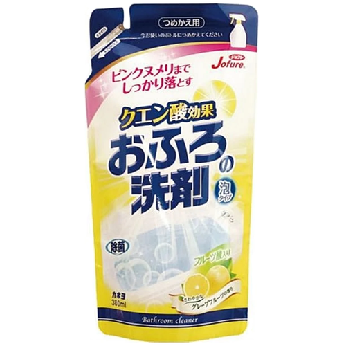 Пена-спрей Kaneyo Jofure чистящая для ванны, сменная упаковка, 380мл