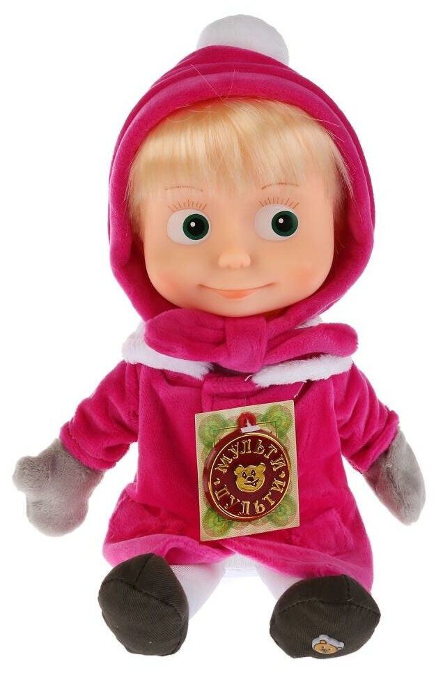 Интерактивная кукла Мульти-Пульти Маша в зимней одежде в пакете 29 см V92448/30AB