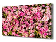 Картина на холсте "Цветы. Мелкие розы" PRC-524 (45x30см). Натуральный холст