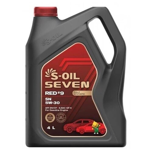 S-OIL E107623 S-oil SEVEN RED9 SN 5W30 100% синтетика (4л.)