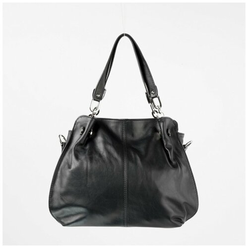 фото Сумка женская итальянская roberta firenze 245 chevr чёрная сумка арт245 chevr.чер.