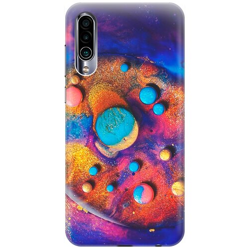 фото Re:pa накладка transparent для meizu 16xs с принтом "красочные капли"