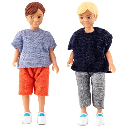 Куклы для домика Lundby Два мальчика, 60806500 фигурки lundby два мальчика lb 60806500