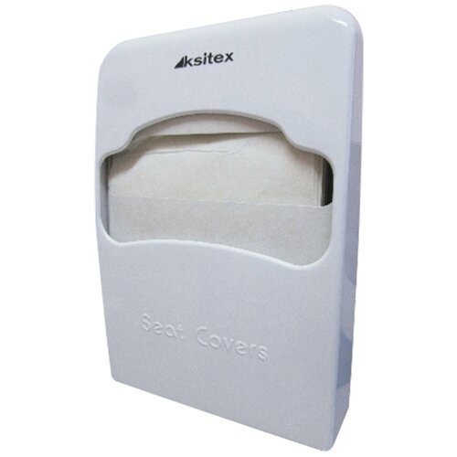 Диспенсер для покрытий на унитаз KSITEX (покрытия 1/4 сложения), белый, PTC-506-1/4