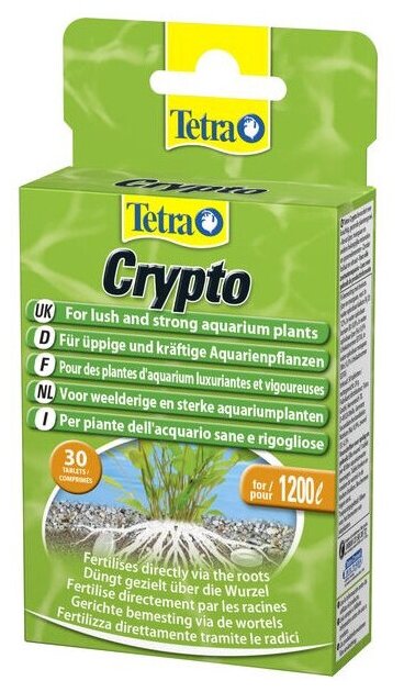 Tetra удобрение для подкормки корней Crypto, 30 таб. - фотография № 6