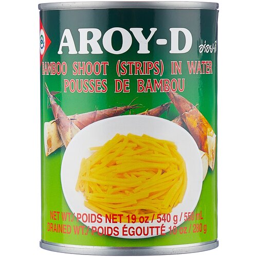 Ростки бамбука (sprouts of bamboo) полоски Aroy-D | Арой-Ди 540г