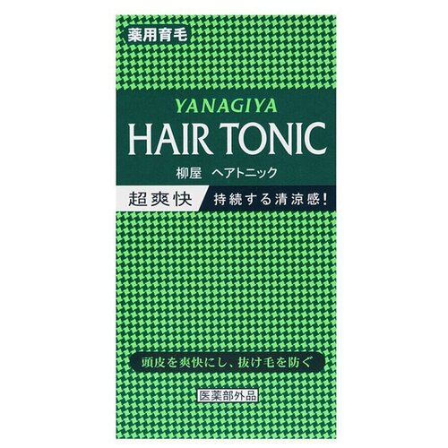 Yanagiya Лечебный тоник против выпадения волос Hair Tonic 240 мл, Япония / Средство активатор роста с женьшенем