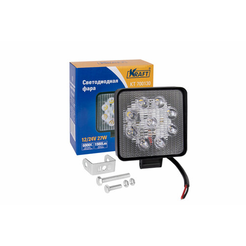 Светодиодная фара 9LED 9-60V 27W 906₽