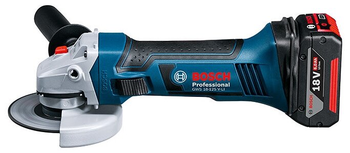 УШМ BOSCH GWX 18V-10 (125мм) 2x5,0 Ач, ЗУ 06017B0102