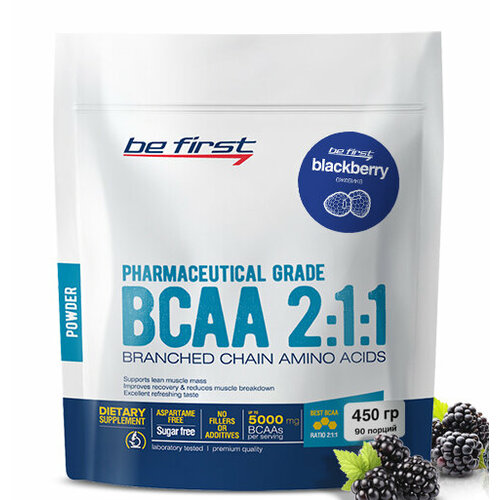 Be First BCAA 2:1:1 Classic Powder 450 г (Be First) be first bcaa 2 1 1 350 табл be first