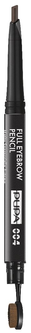 Pupa Карандаш для бровей Full Eyebrow Pencil, оттенок 004 extra dark