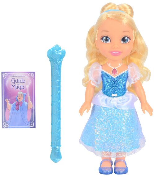 Интерактивная кукла JAKKS Pacific Disney Princess Принцесса Золушка, 35 см, 99550