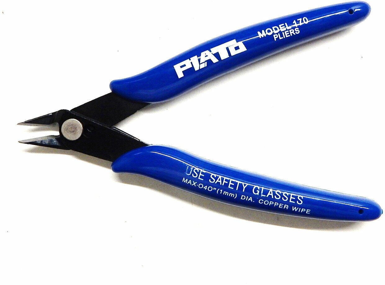 Бокорезы PCAFC модель Plato 170 /кусачки с прорезиненными ручками для провода, проволоки до 1 мм (длина 130 мм)