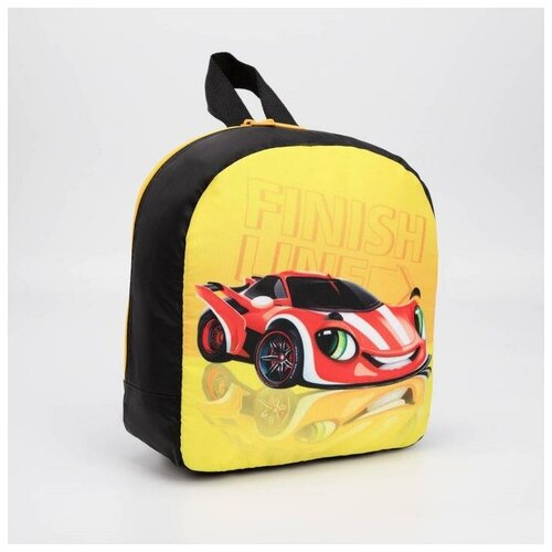 фото Рюкзак со светодиодом «тачка», 20х9х22, отд на молнии, чёрный mikimarket